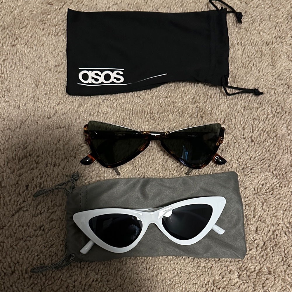 ASOS Black and Tortoiseshell Cat Eye Sunglasses